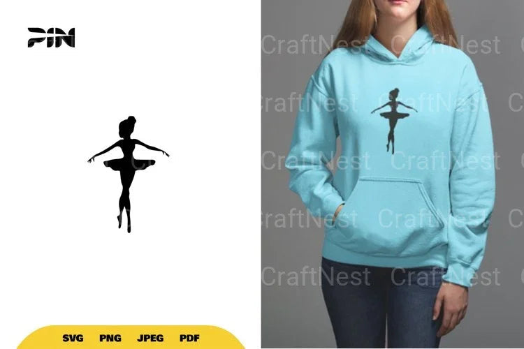 Ballerina Silhouette SVG Bundle - CraftNest - Digital Crafting and Art