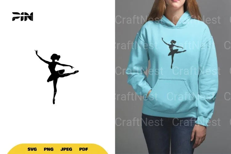 Ballerina Silhouette SVG Bundle - CraftNest - Digital Crafting and Art