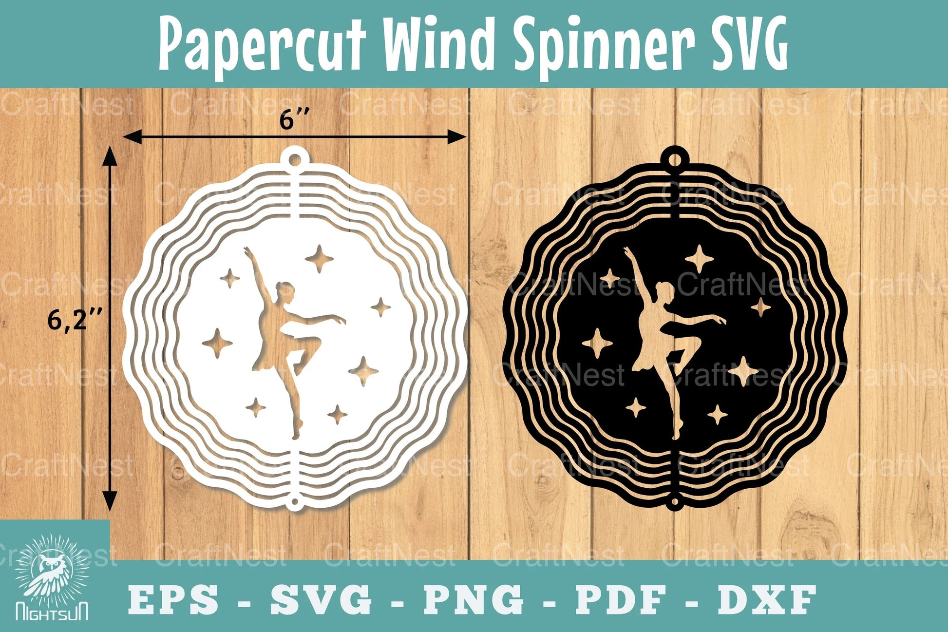 Ballet Dance Papercut Wind Spinner Clipart Bundle - CraftNest - Digital Crafting and Art