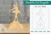 Ballet Dance Printable Cut Template Clipart Bundle