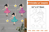 Ballet Dancer Papercut SVG Bundle