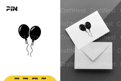 Balloons Party SVG Bundle - CraftNest - Digital Crafting and Art