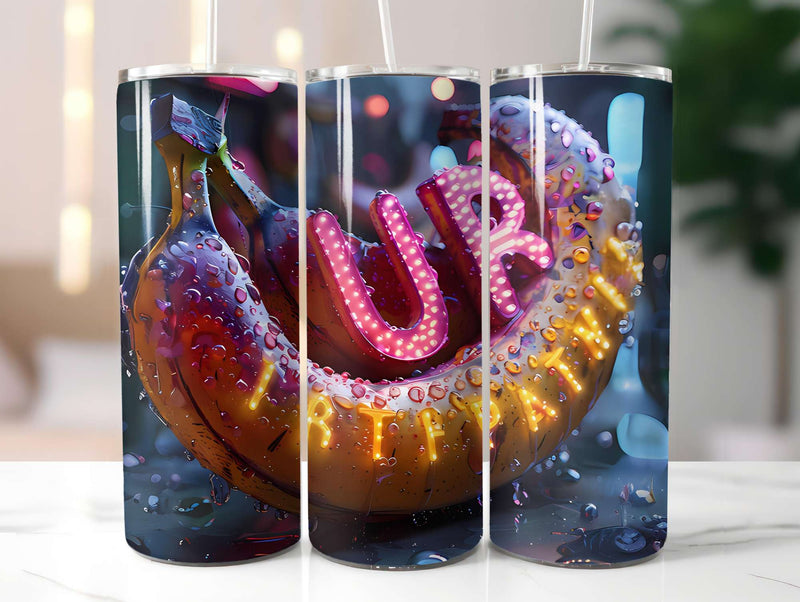 Banana 4 Tumbler Wrap - CraftNest - Digital Crafting and Art