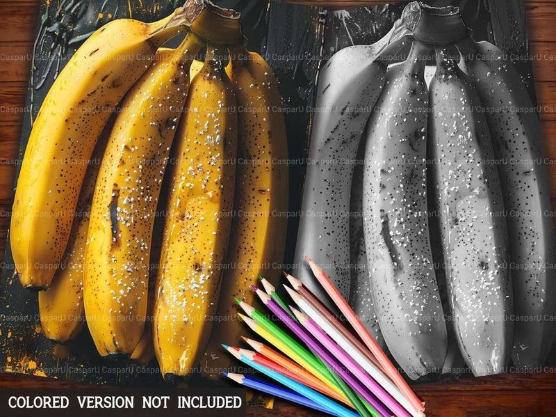 Banana Coloring Books - CraftNest - Digital Crafting and Art