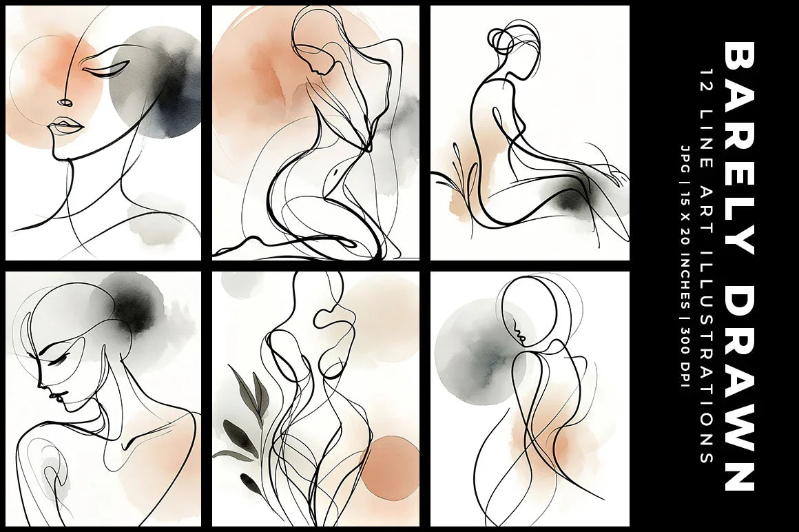 Barely Drawn - Women - CraftNest - Digital Crafting and Art
