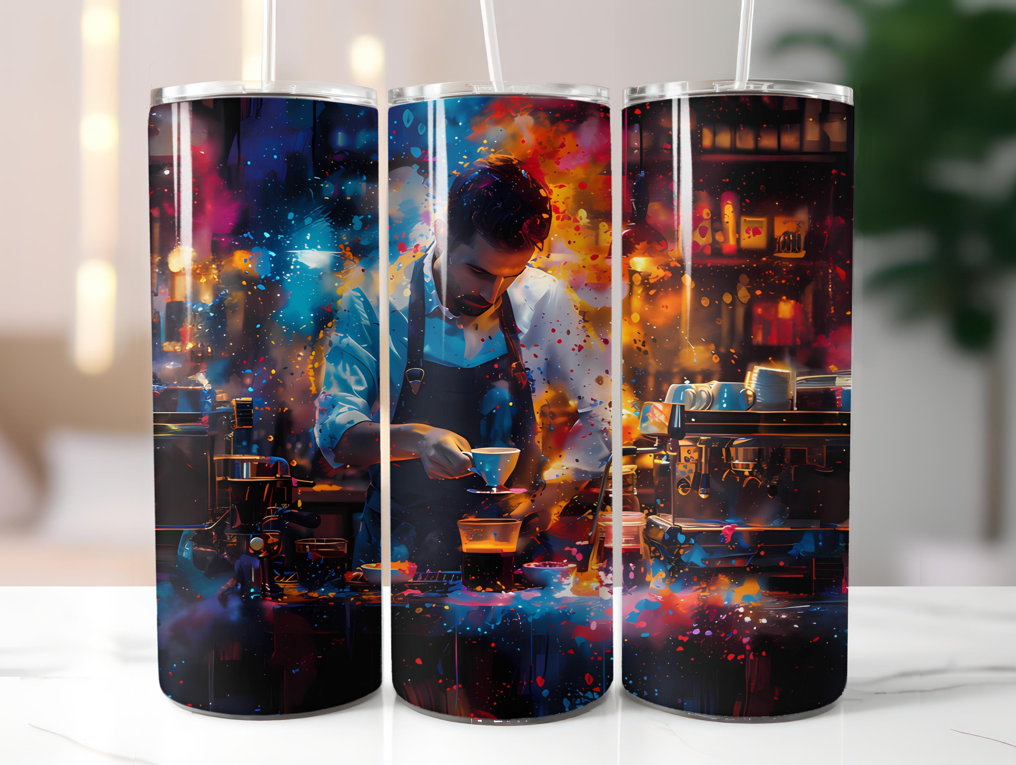 Barista Profession 1 Tumbler Wrap - CraftNest - Digital Crafting and Art