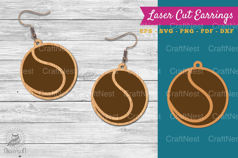Baseball Laser Cut Earrings SVG Bundle - CraftNest - Digital Crafting and Art