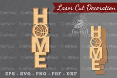 Basketball Home Laser Cut Decoration Clipart Bundle - CraftNest - Digital Crafting and Art