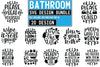 Bathroom Design SVG Bundle