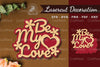 Be My Love Laser Cut Decoration Clipart Bundle