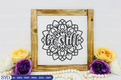Be Still Mandala SVG Bundle - CraftNest - Digital Crafting and Art