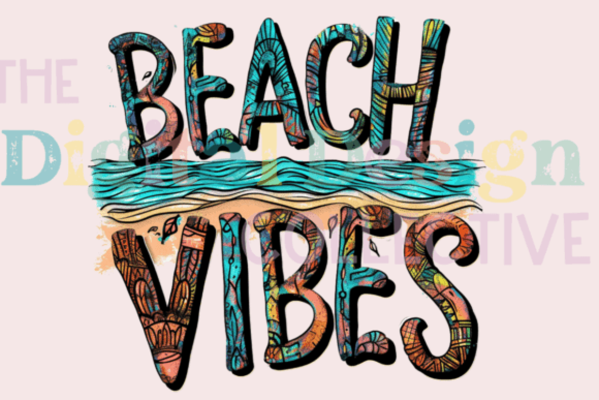 Retro Waves Summer Vibes Clipart Bundle - CraftNest - Digital Crafting and Art