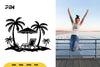 Beach Silhouette SVG Bundle Clipart