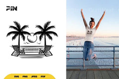 Beach Silhouette SVG Bundle - CraftNest - Digital Crafting and Art