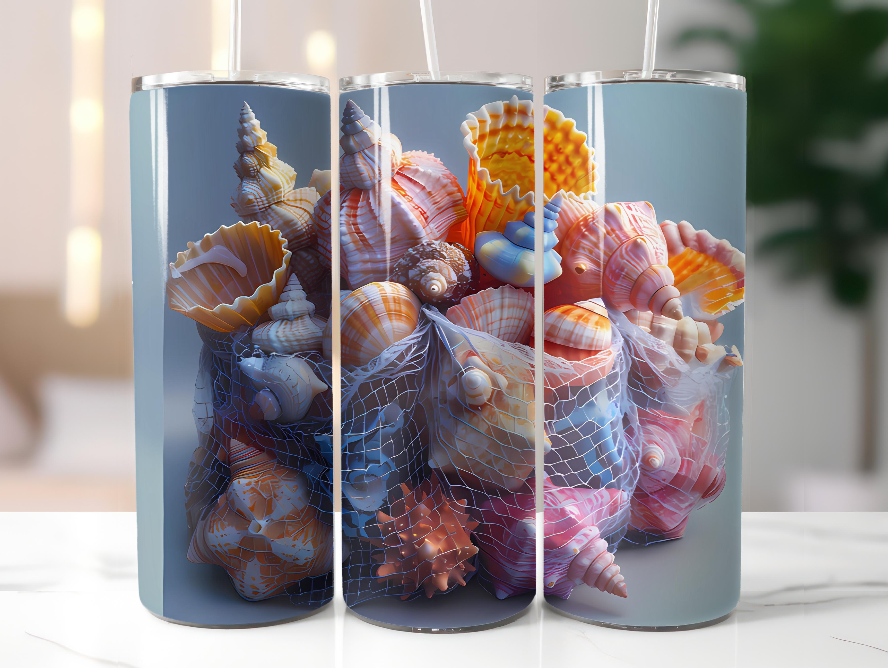 Beachcombing 7 Tumbler Wrap - CraftNest - Digital Crafting and Art