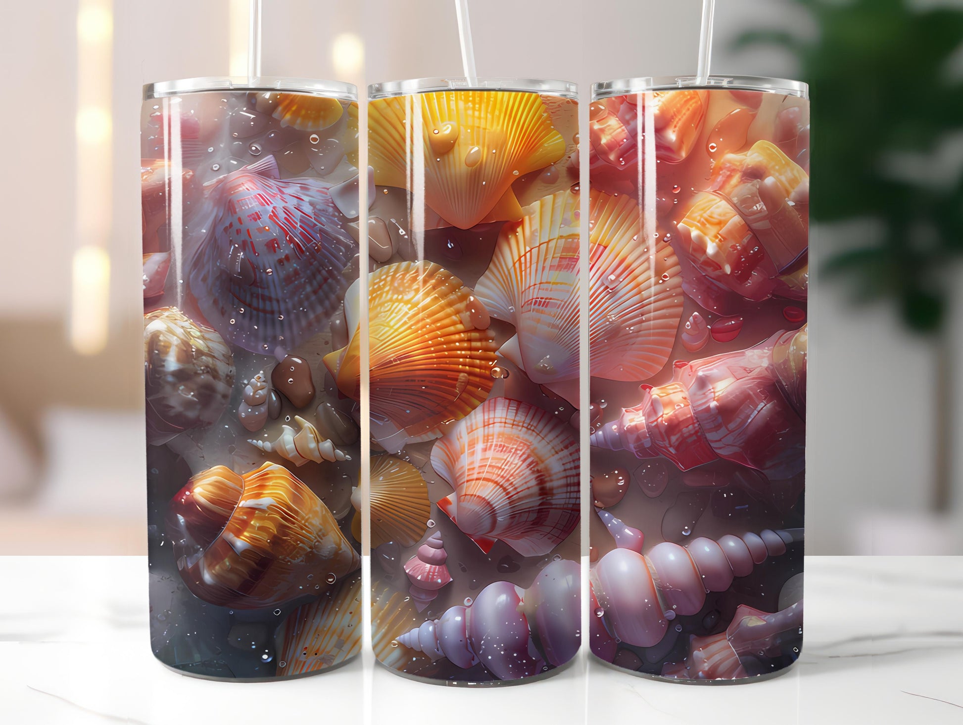 Beachcombing 4 Tumbler Wrap - CraftNest - Digital Crafting and Art