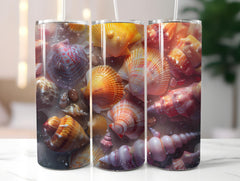 Beachcombing 4 Tumbler Wrap - CraftNest - Digital Crafting and Art