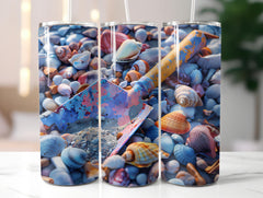 Beachcombing 1 Tumbler Wrap - CraftNest - Digital Crafting and Art