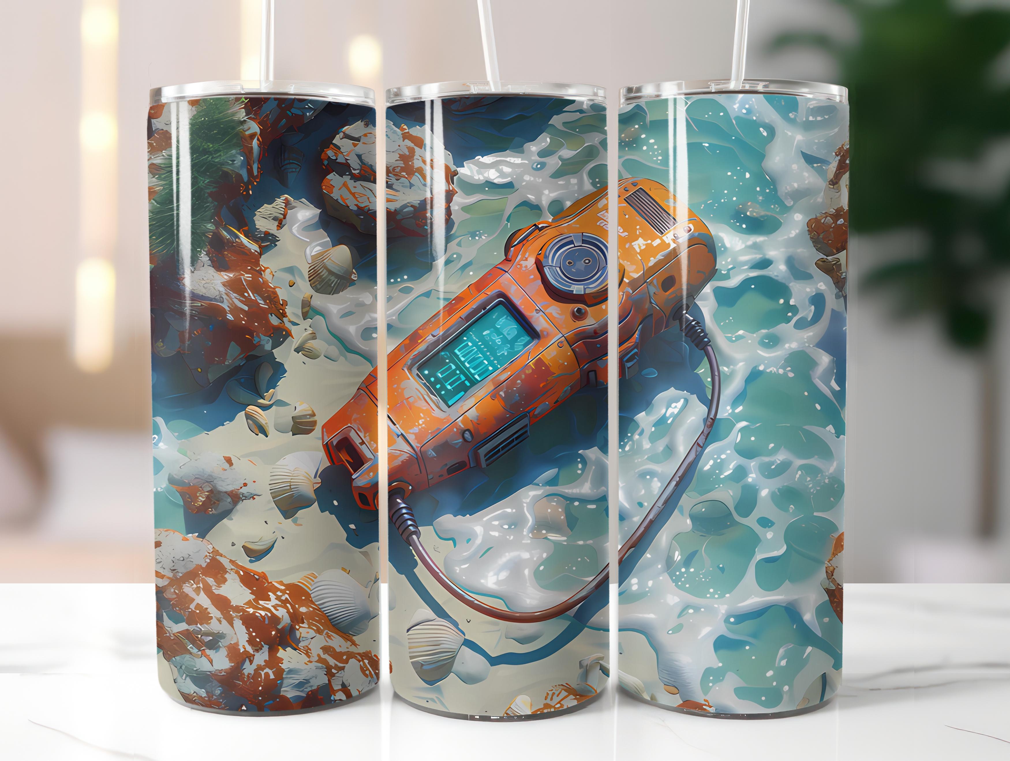 Beachcombing 6 Tumbler Wrap - CraftNest - Digital Crafting and Art