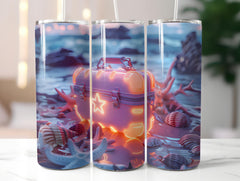 Beachcombing 5 Tumbler Wrap - CraftNest - Digital Crafting and Art