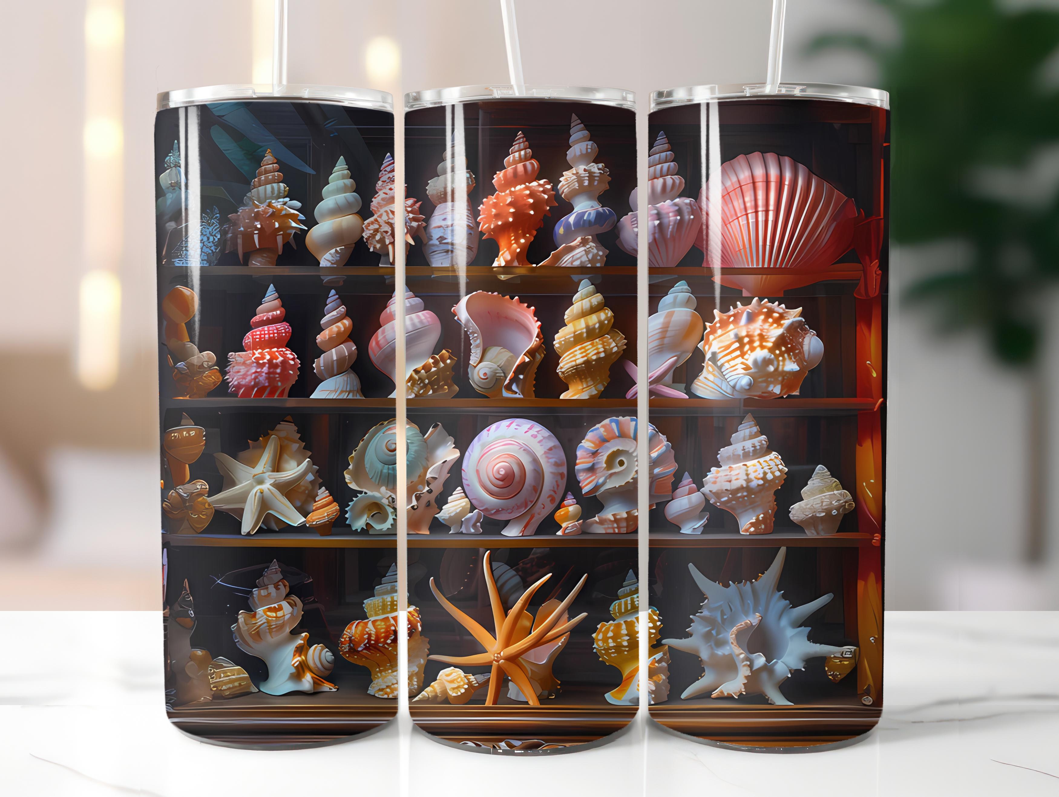 Beachcombing 3 Tumbler Wrap - CraftNest - Digital Crafting and Art