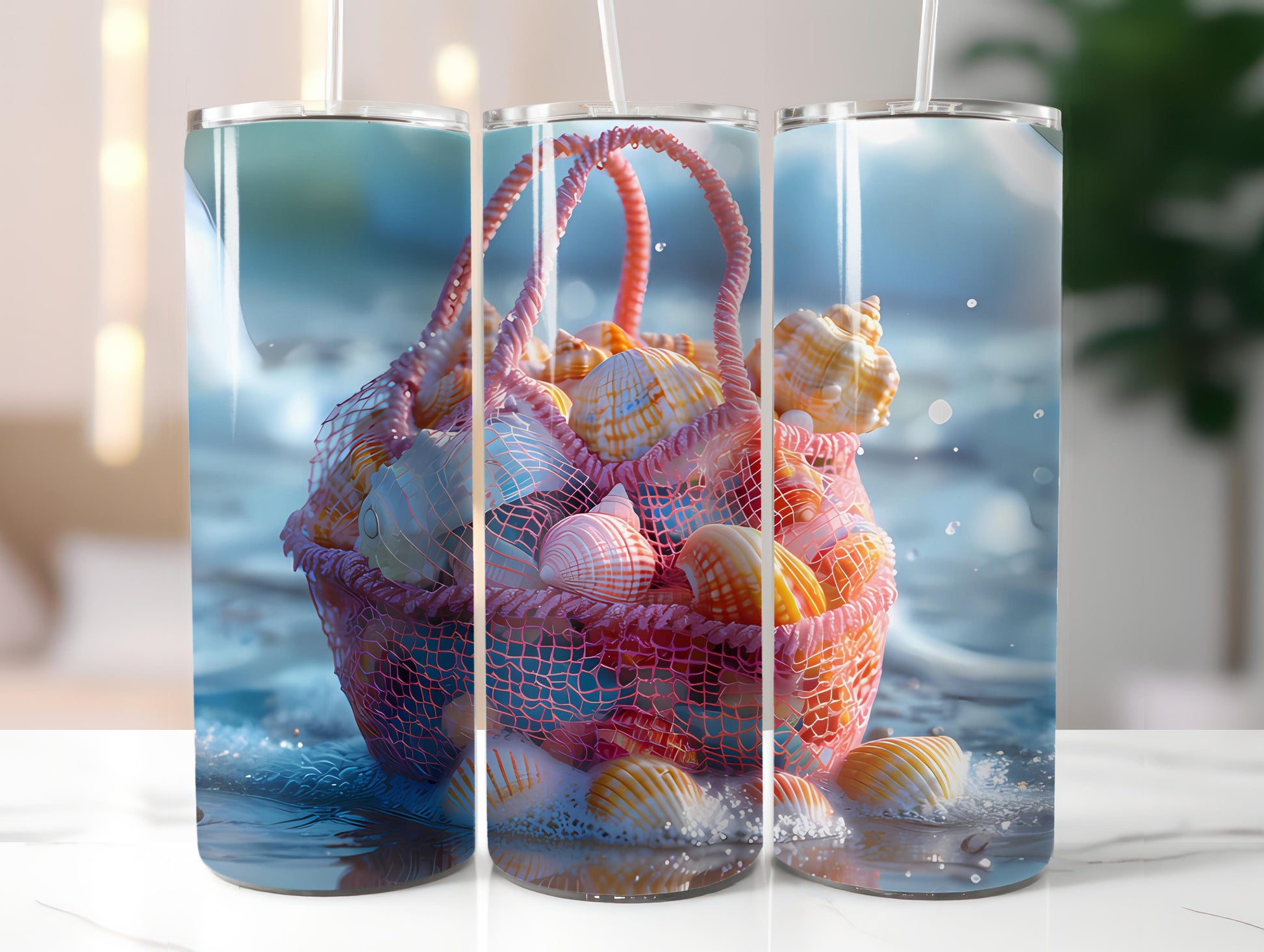 Beachcombing 5 Tumbler Wrap - CraftNest - Digital Crafting and Art