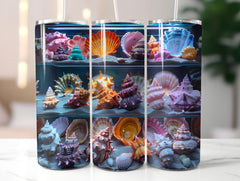 Beachcombing 4 Tumbler Wrap - CraftNest - Digital Crafting and Art