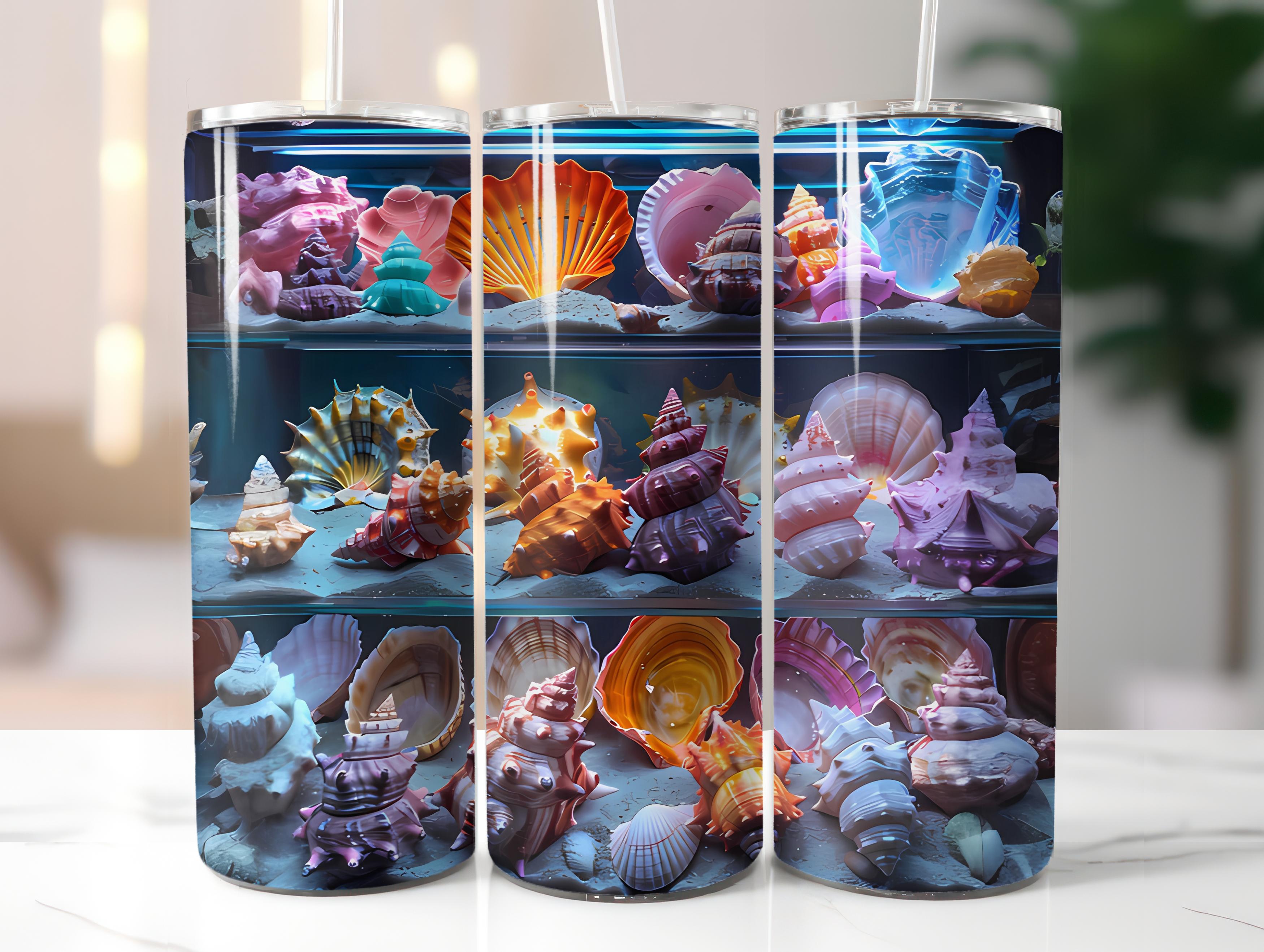 Beachcombing 4 Tumbler Wrap - CraftNest - Digital Crafting and Art