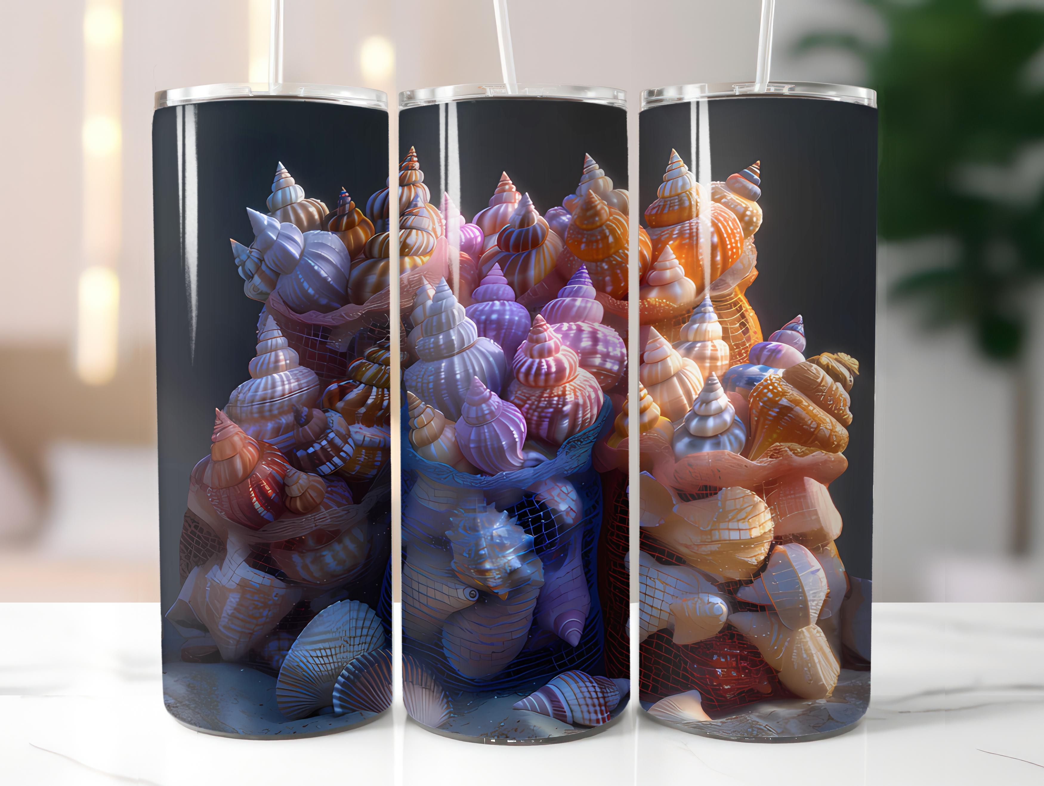 Beachcombing 7 Tumbler Wrap - CraftNest - Digital Crafting and Art