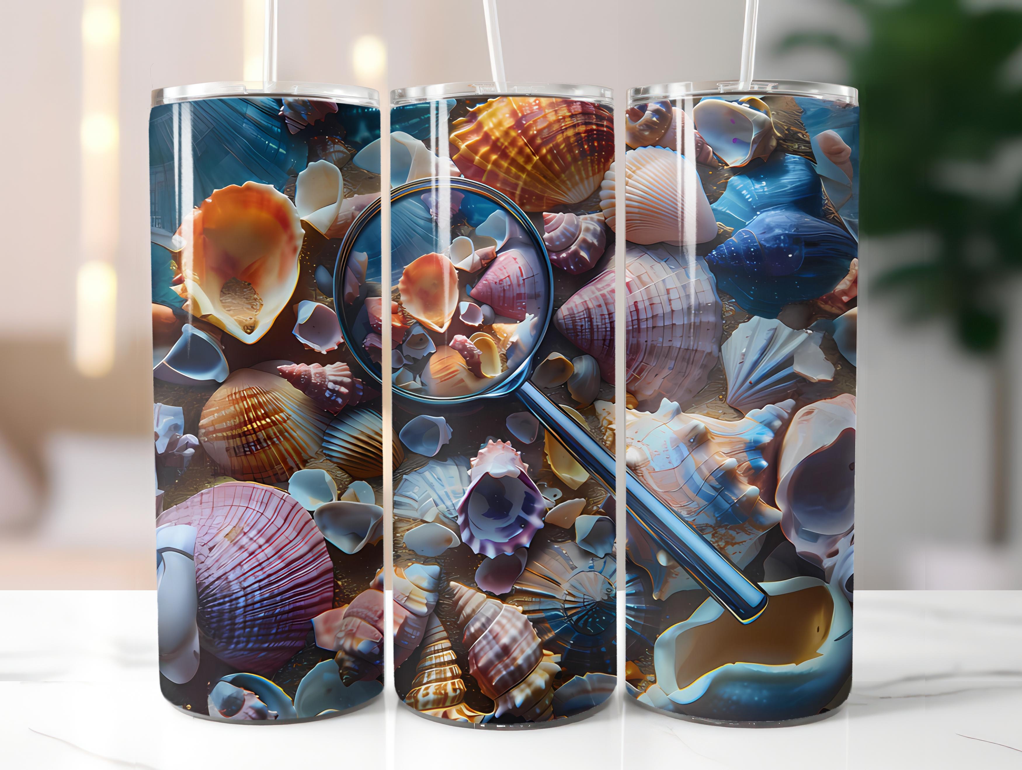 Beachcombing 2 Tumbler Wrap - CraftNest - Digital Crafting and Art