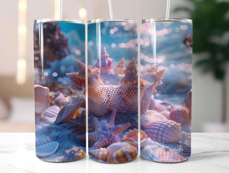 Beachcombing 6 Tumbler Wrap - CraftNest - Digital Crafting and Art
