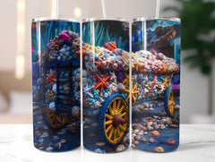 Beachcombing 3 Tumbler Wrap - CraftNest - Digital Crafting and Art