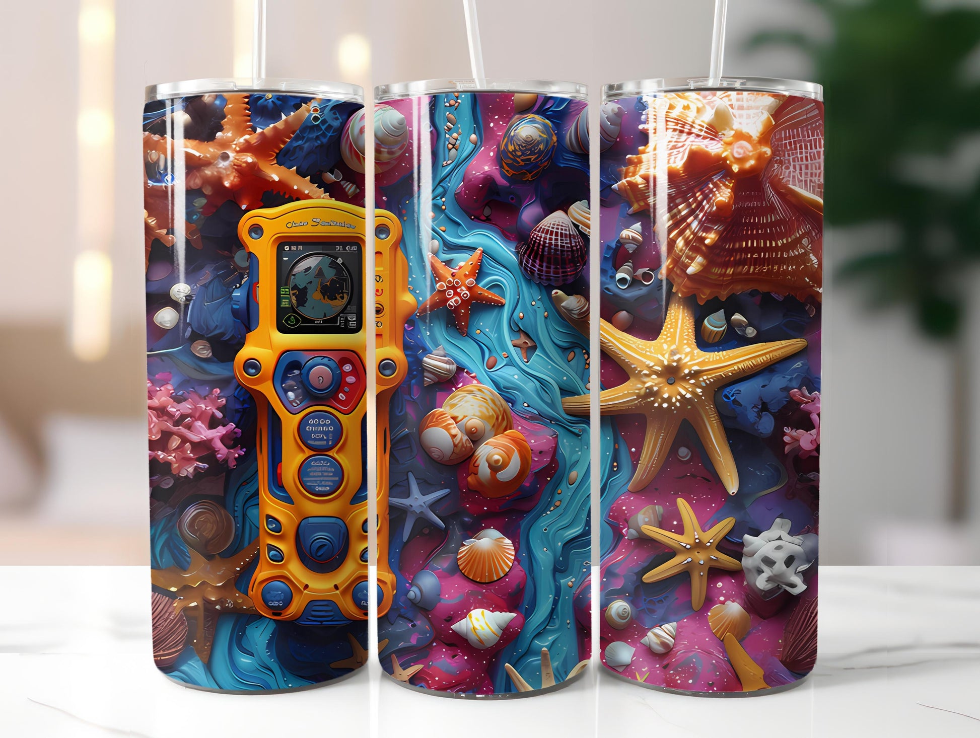 Beachcombing 7 Tumbler Wrap - CraftNest - Digital Crafting and Art