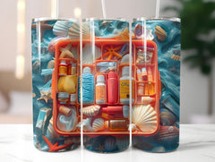 Beachcombing 2 Tumbler Wrap - CraftNest - Digital Crafting and Art