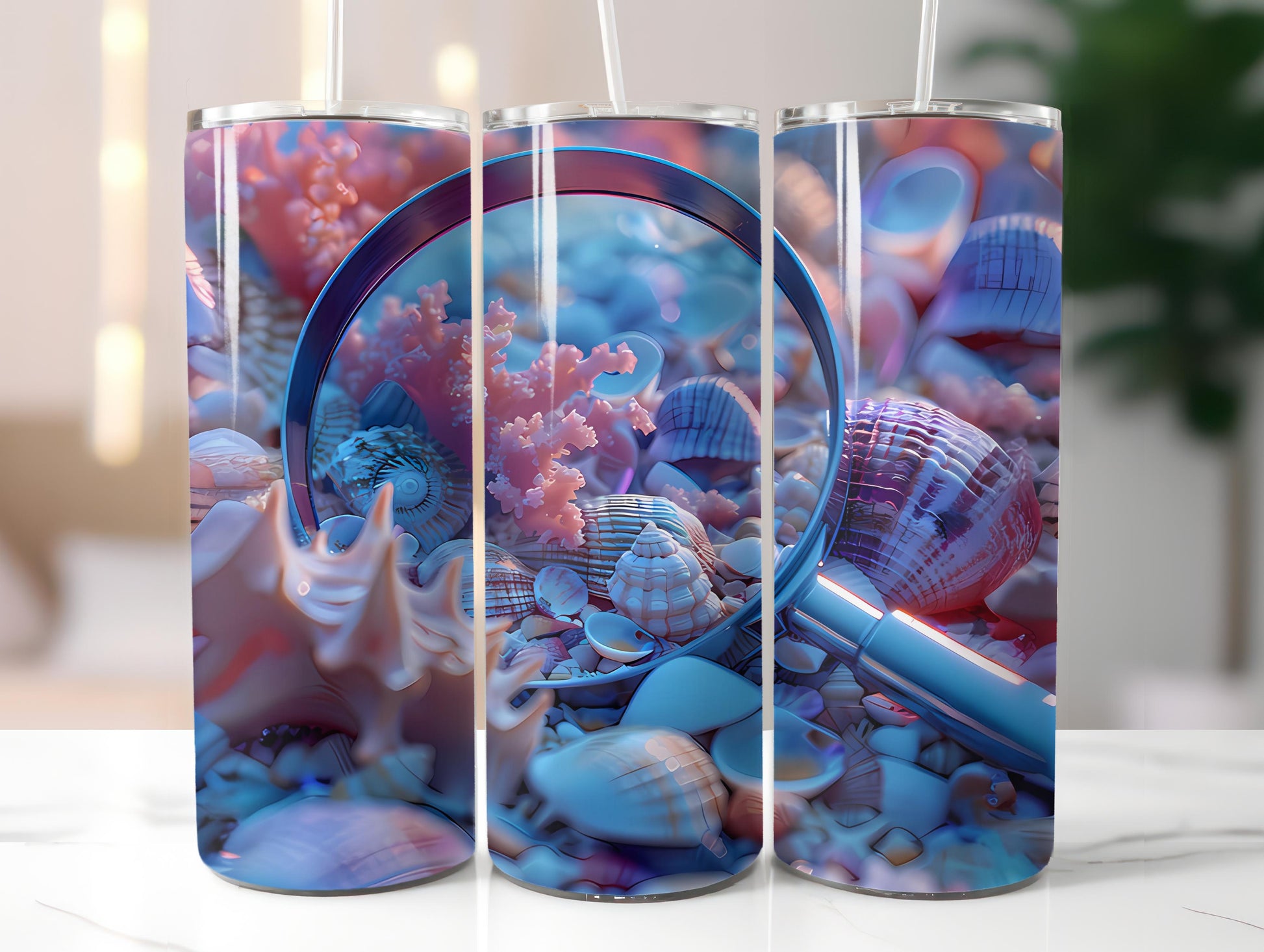 Beachcombing 5 Tumbler Wrap - CraftNest - Digital Crafting and Art