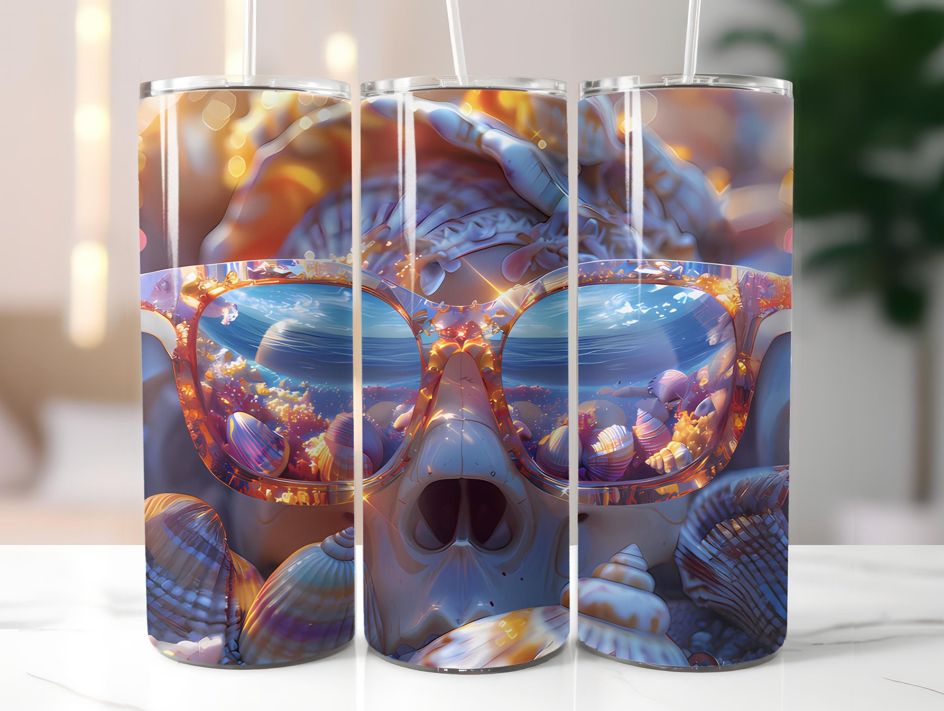 Beachcombing 5 Tumbler Wrap - CraftNest - Digital Crafting and Art