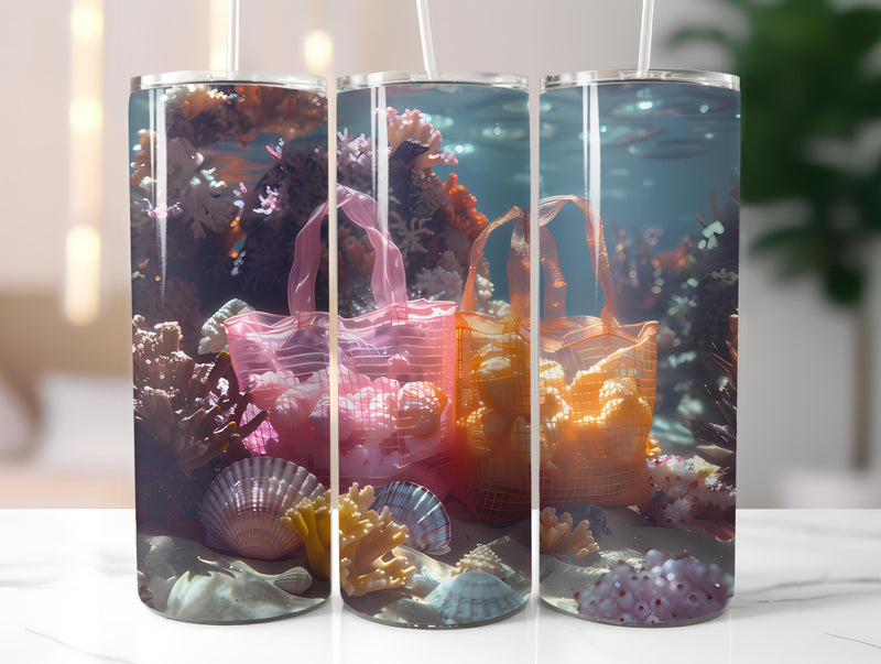 Beachcombing 3 Tumbler Wrap - CraftNest - Digital Crafting and Art