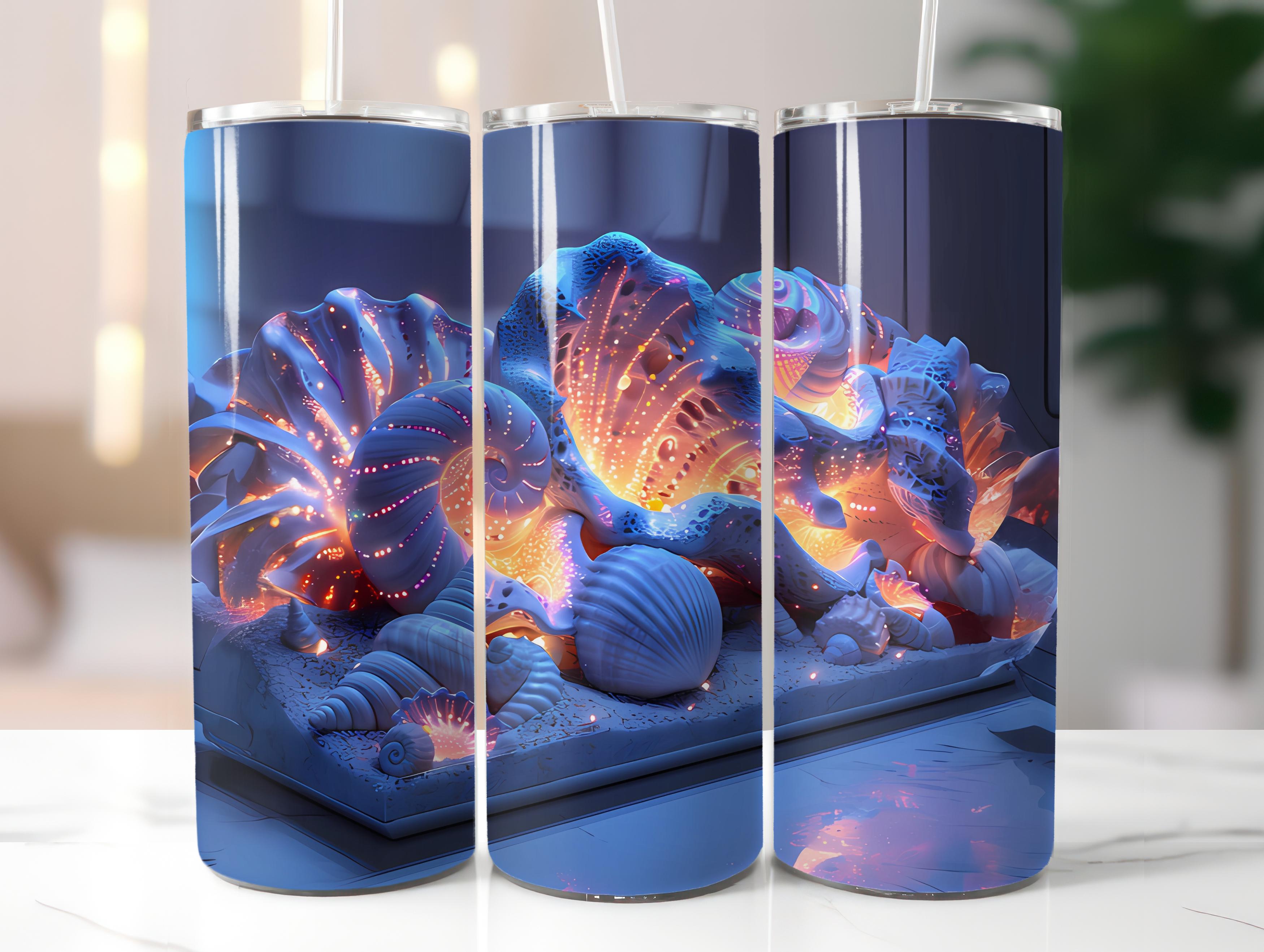 Beachcombing 4 Tumbler Wrap - CraftNest - Digital Crafting and Art