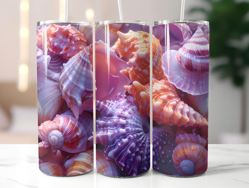 Beachcombing 4 Tumbler Wrap - CraftNest - Digital Crafting and Art