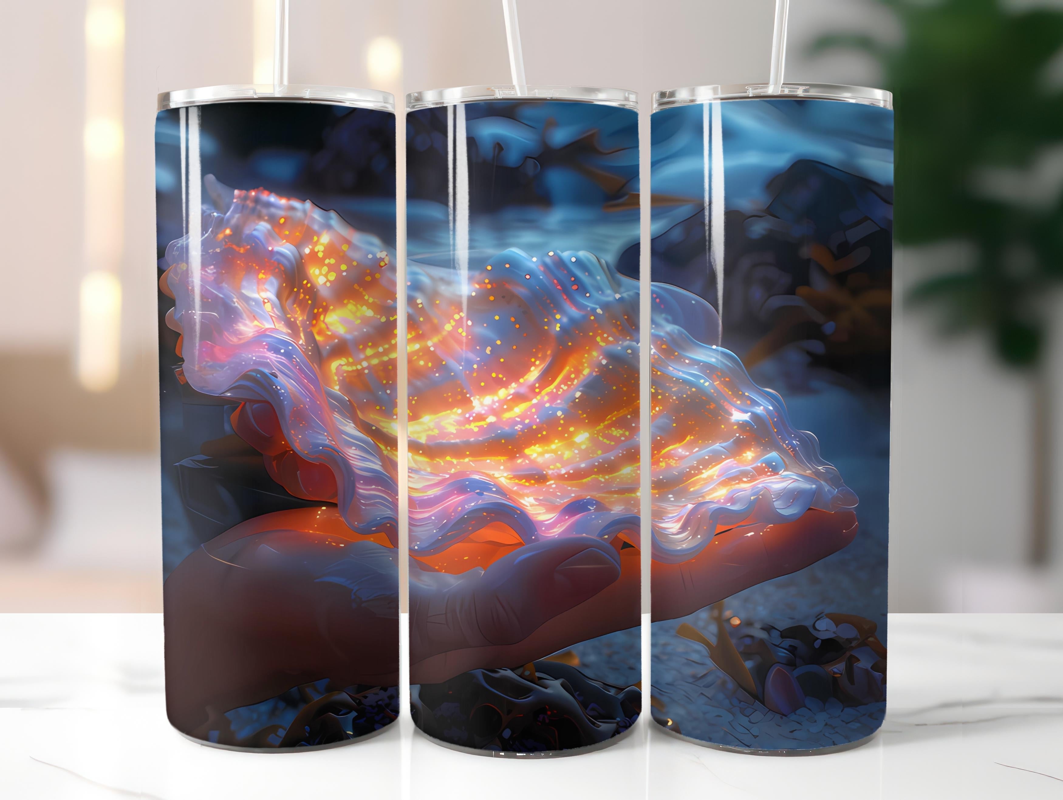 Beachcombing 2 Tumbler Wrap - CraftNest - Digital Crafting and Art