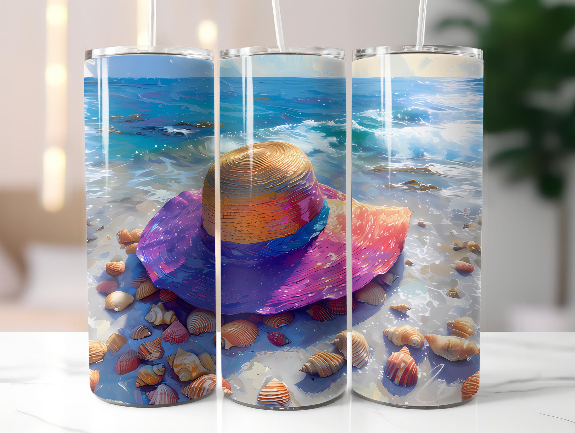 Beachcombing 1 Tumbler Wrap - CraftNest - Digital Crafting and Art
