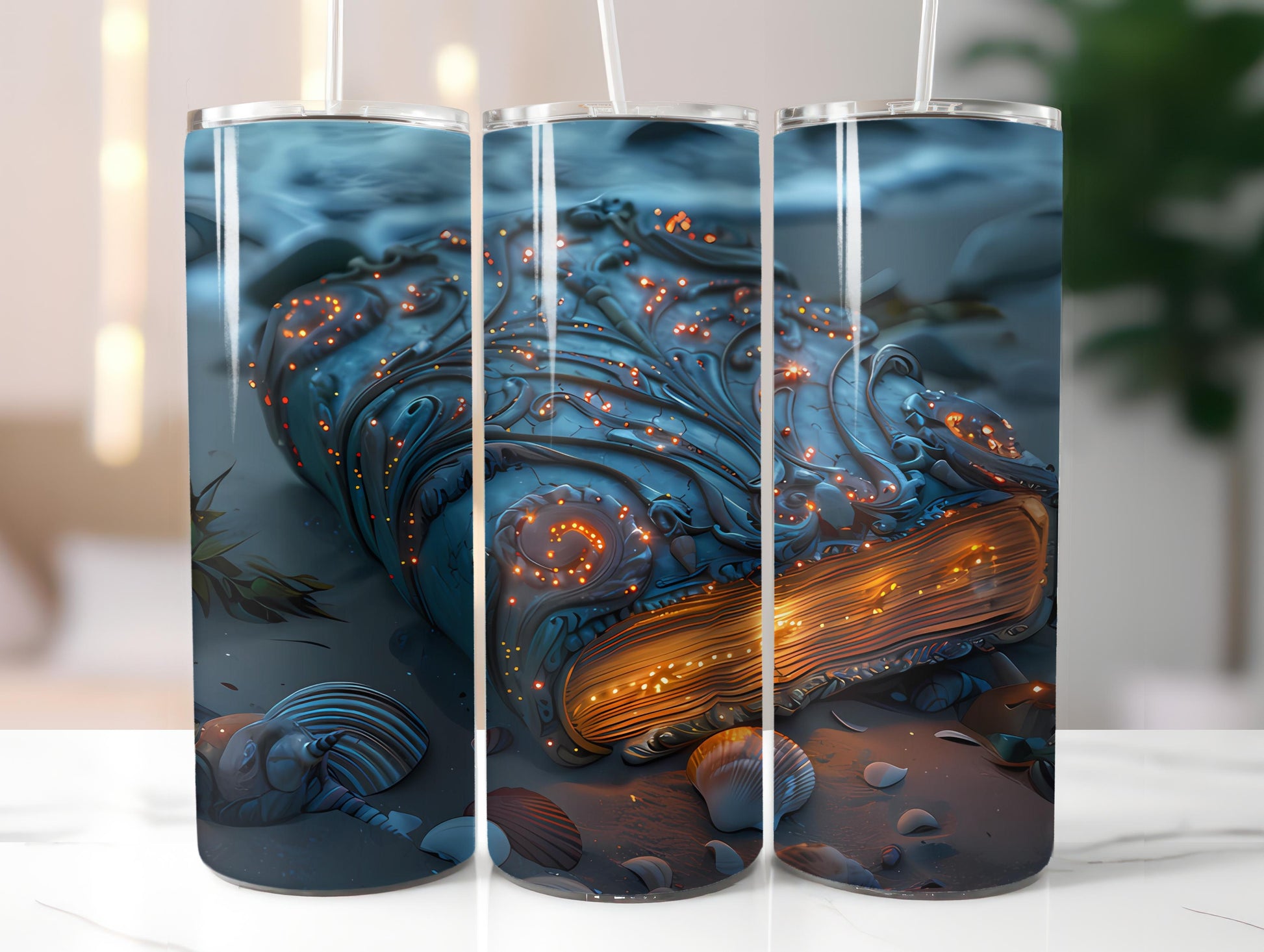 Beachcombing 2 Tumbler Wrap - CraftNest - Digital Crafting and Art
