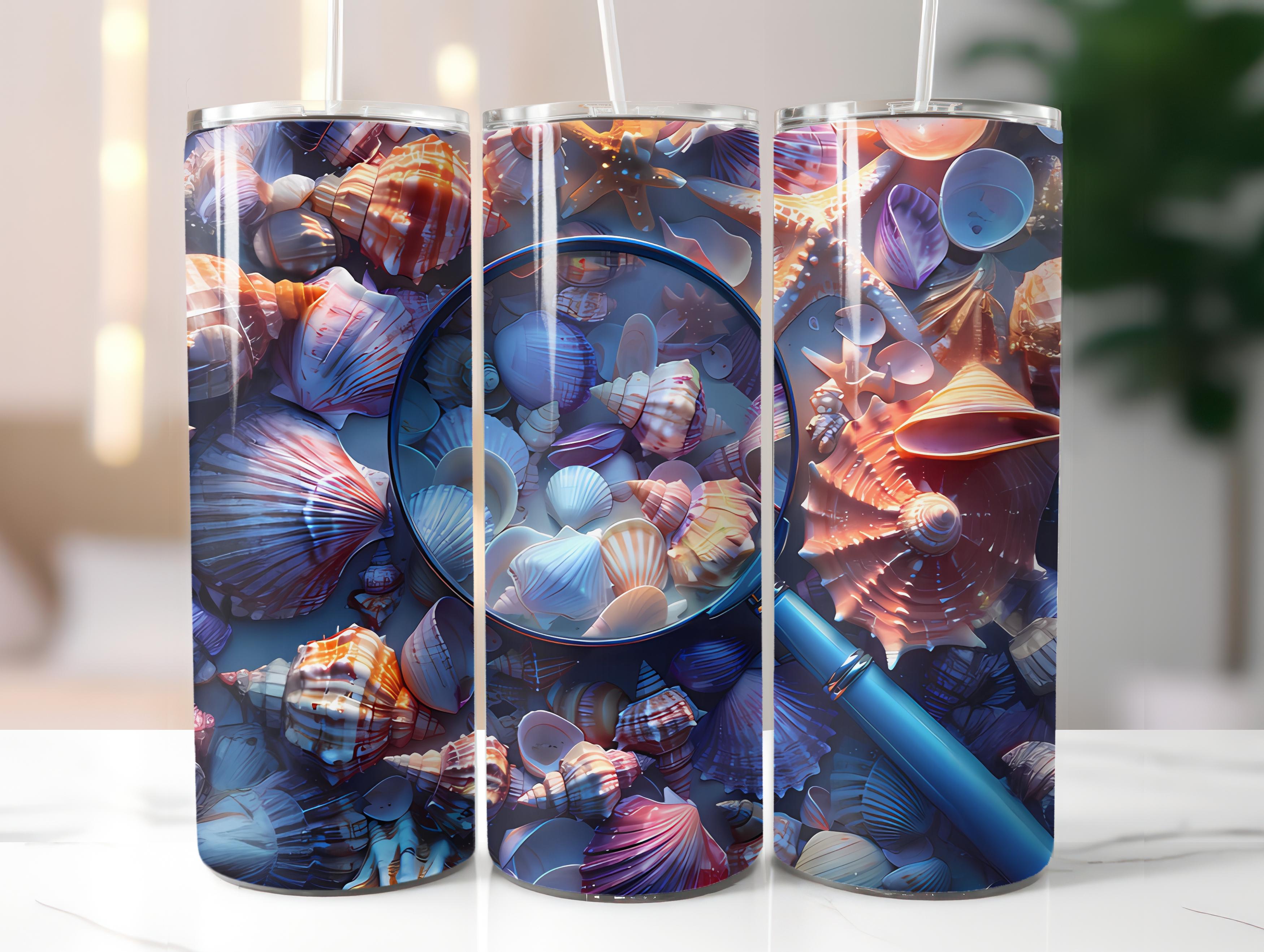 Beachcombing 5 Tumbler Wrap - CraftNest - Digital Crafting and Art