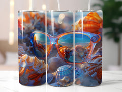 Beachcombing 6 Tumbler Wrap - CraftNest - Digital Crafting and Art
