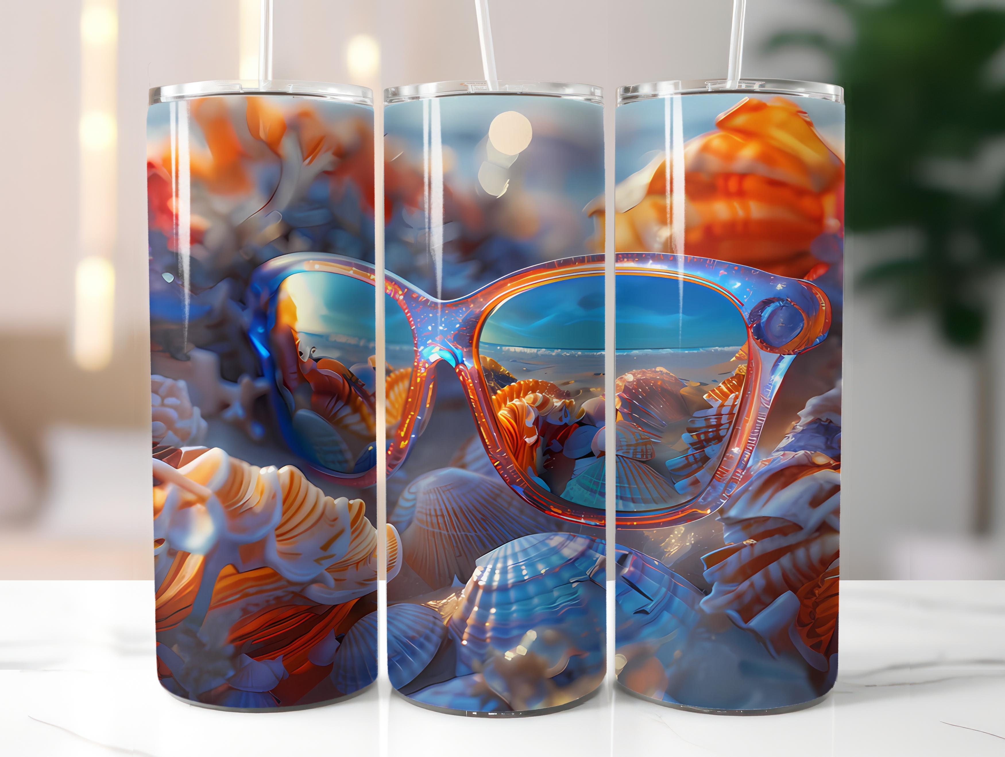 Beachcombing 6 Tumbler Wrap - CraftNest - Digital Crafting and Art