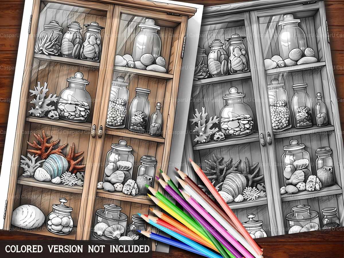 Beachcombing Coloring Books - CraftNest - Digital Crafting and Art