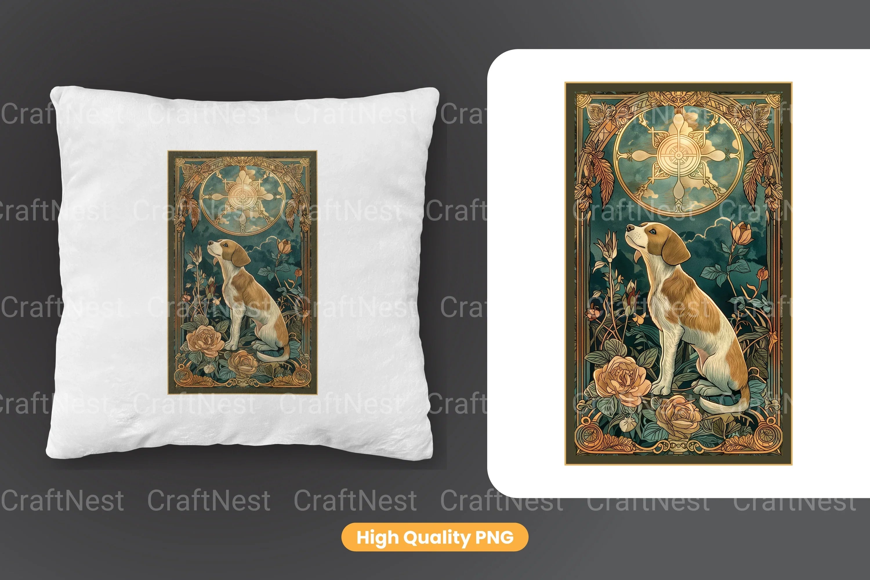 Beagle Tarot Card Clipart Bundle - CraftNest - Digital Crafting and Art