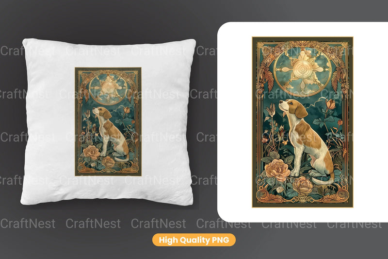Beagle Tarot Card Clipart Bundle - CraftNest - Digital Crafting and Art