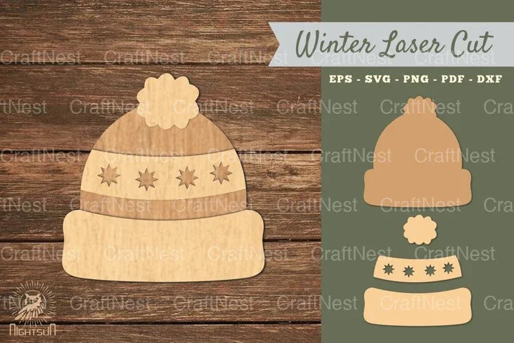 Beanie Laser Cut Decoration Clipart Bundle - CraftNest - Digital Crafting and Art