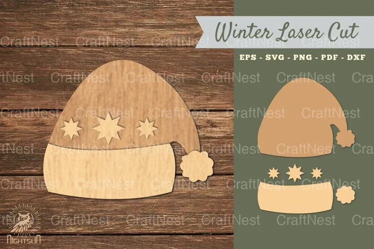 Beanie Laser Cut Decoration SVG Bundle - CraftNest - Digital Crafting and Art